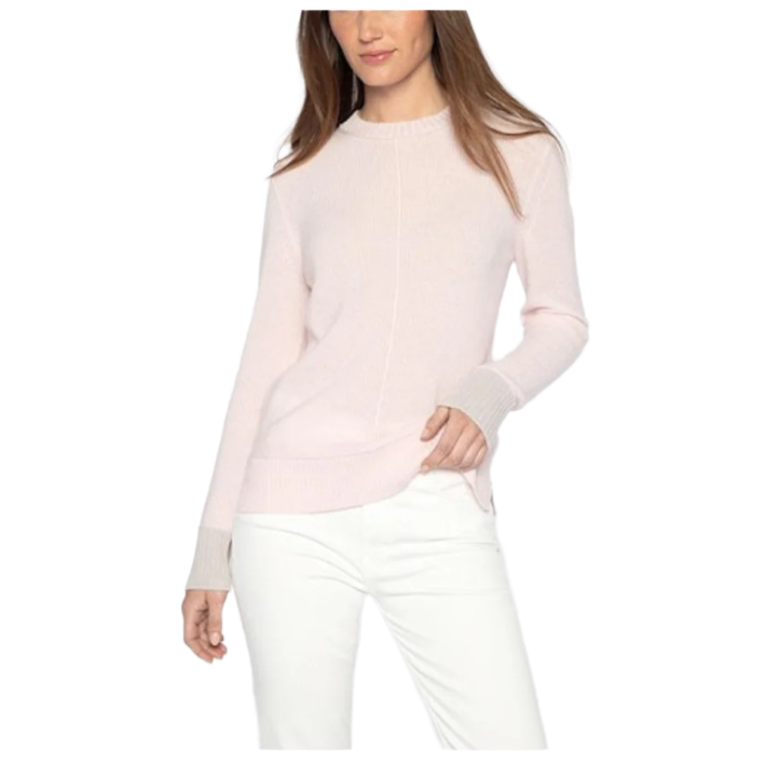 Contrast Trim Rib Crew