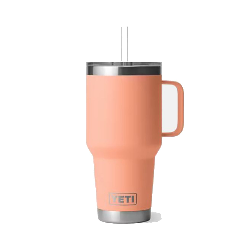 Rambler Staw Mug 35oz Peach