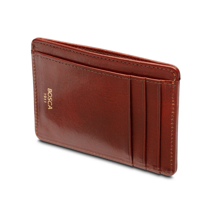 Old Leather 7 Pocket I.D. Card Case