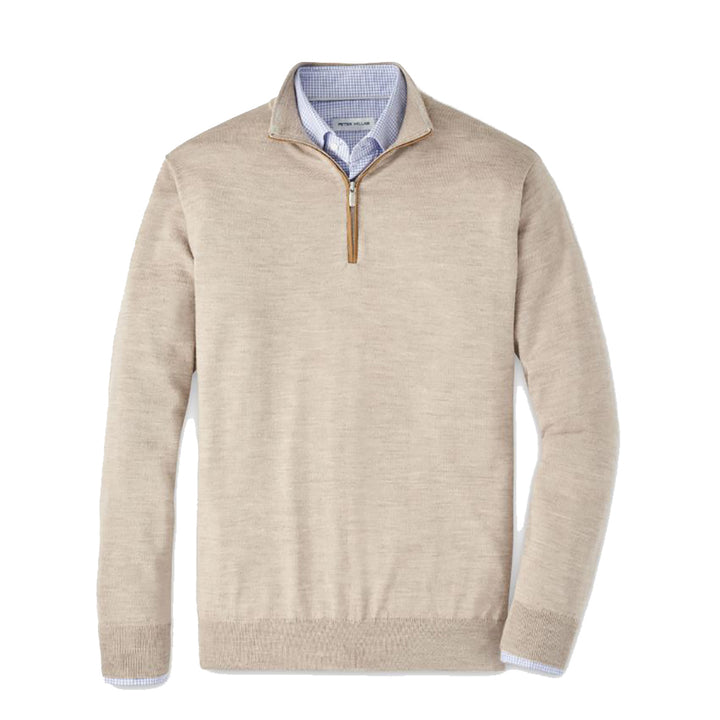 Autumn Crest Suede Trim Quarter-Zip