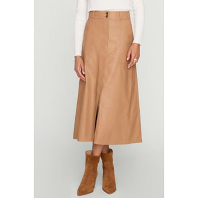 Mica Vegan Leather Skirt