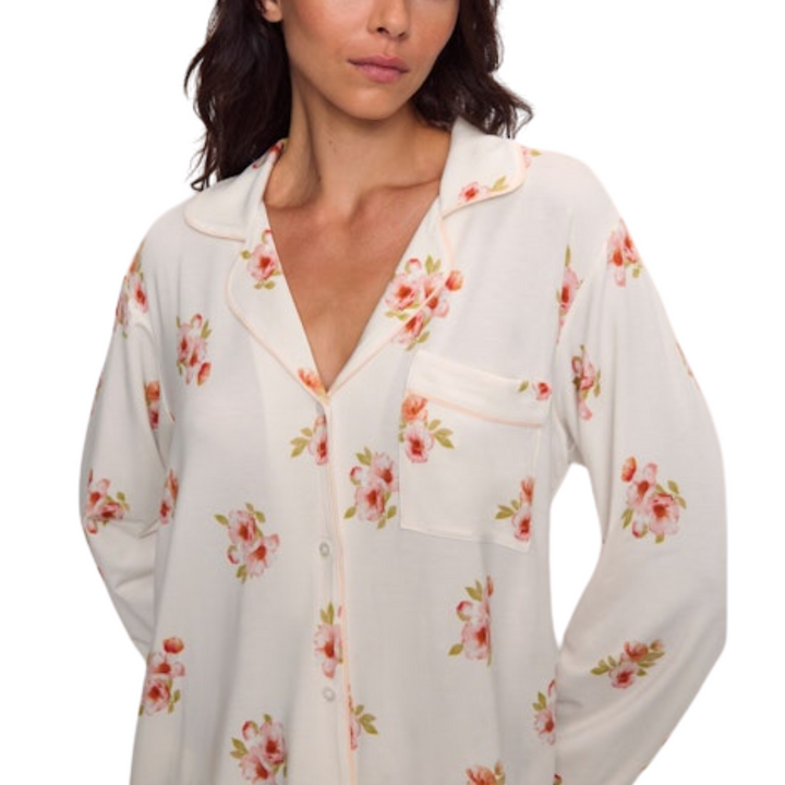 Gisele Long Printed PJ Set