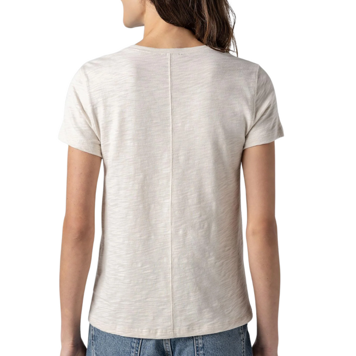 Short Sleeve Back Seam Crewneck