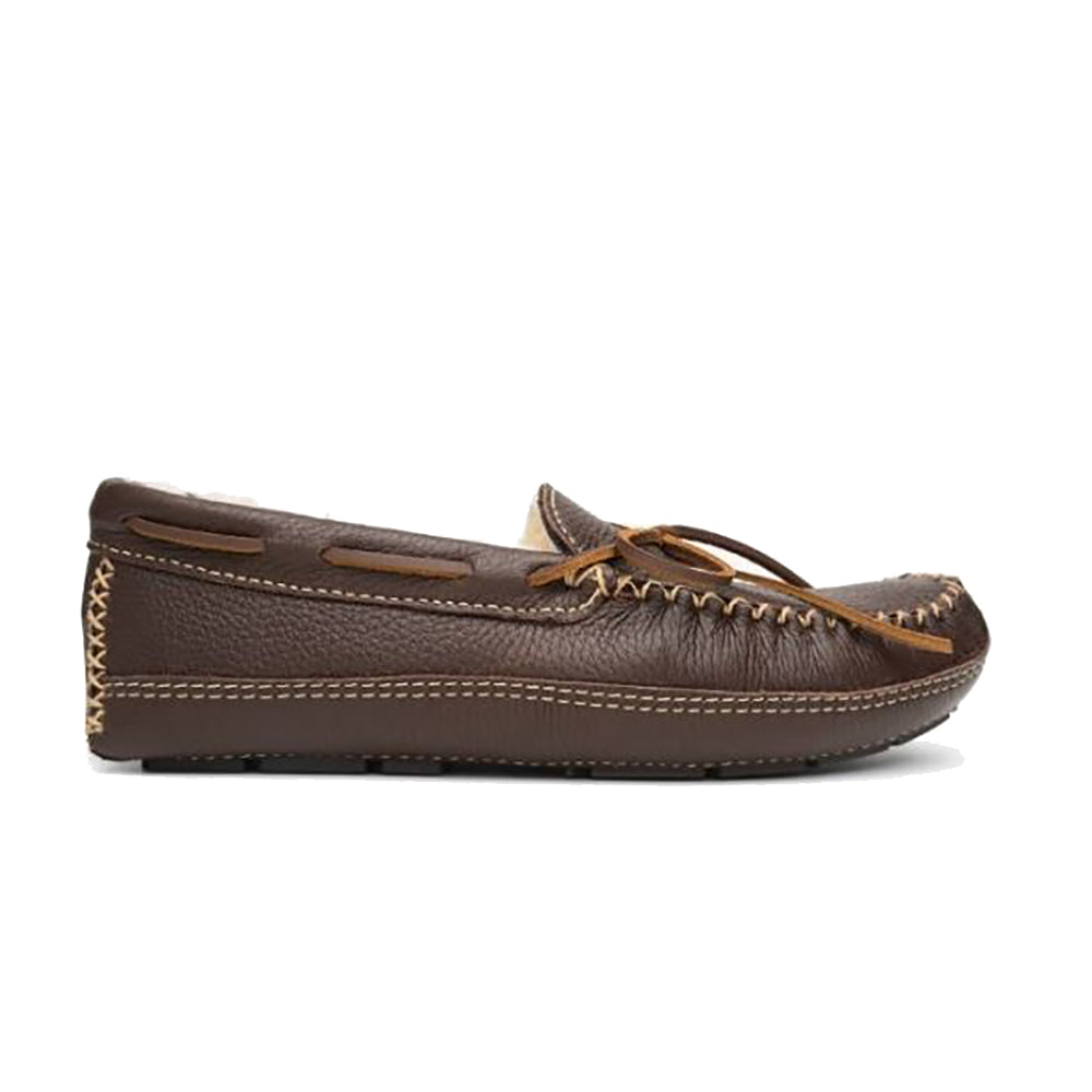 Minnetonka Men\'s Sheepskin-Lined Moose Slippers Size 11 *PRICE IS FIRM* Minnetonka Mens Sheepskin Moose Slipper Black Size 11  main image 2