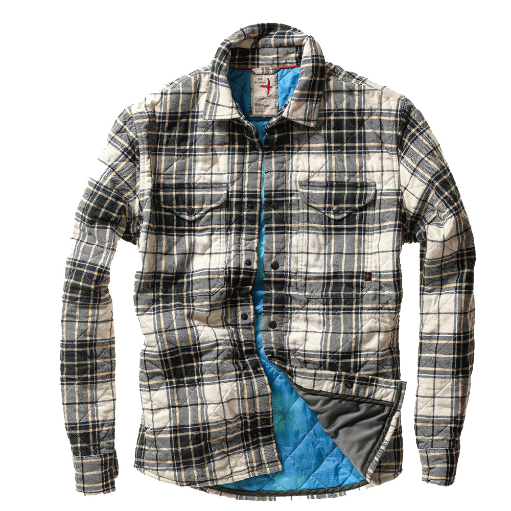 Quilted Flannel Shirt Jacket