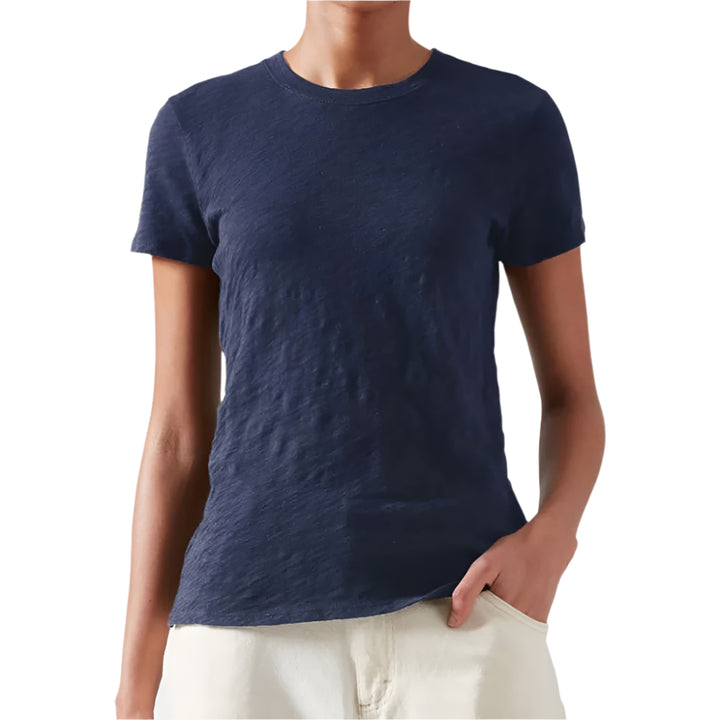 Slub Jersey School Boy Crewneck Tee