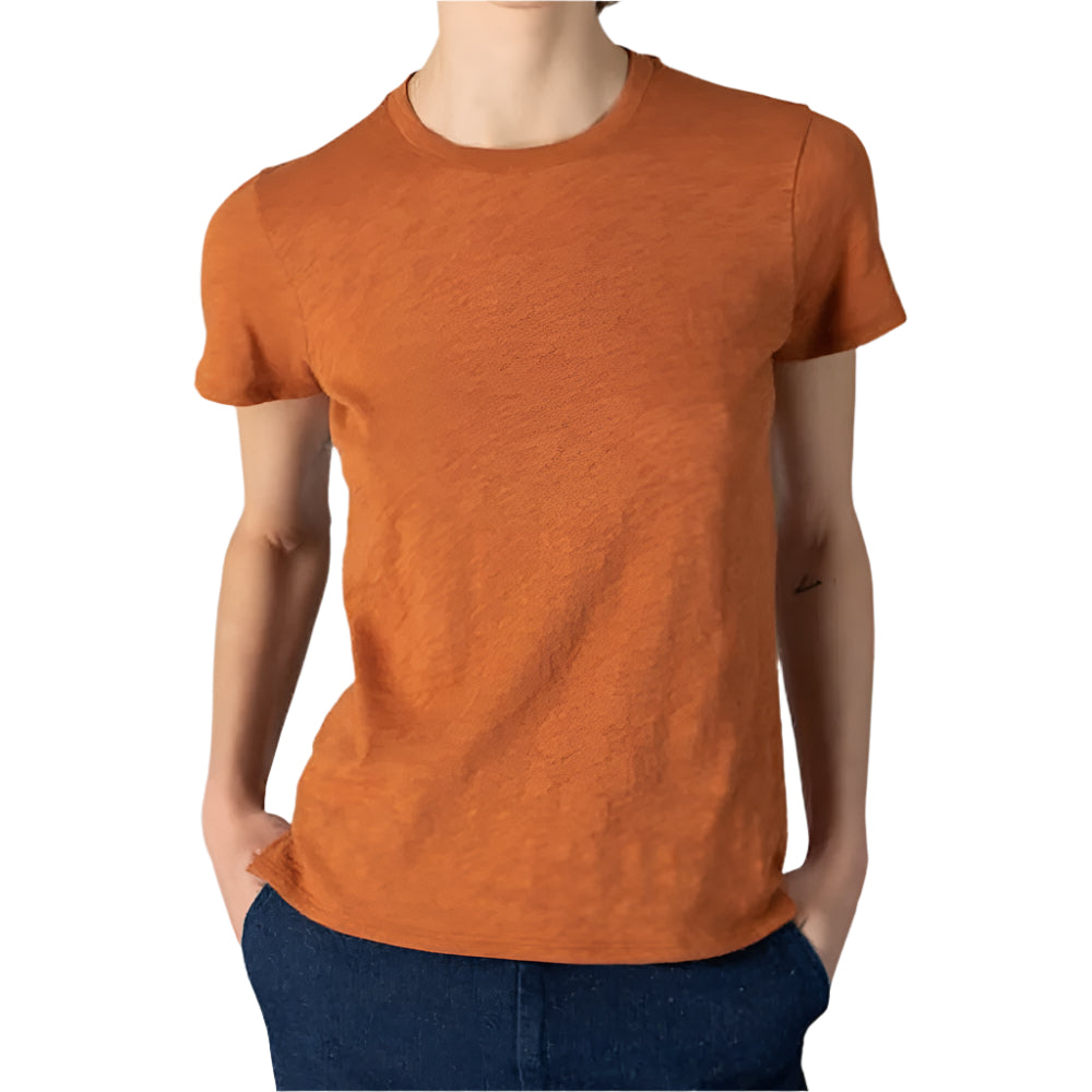 Slub Jersey School Boy Crewneck Tee