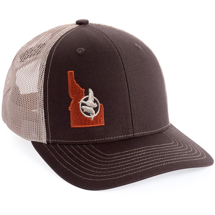 Davis Embroidery-Idaho Trucker Mesh Hat-shop-silver-creek-com.myshopify.com