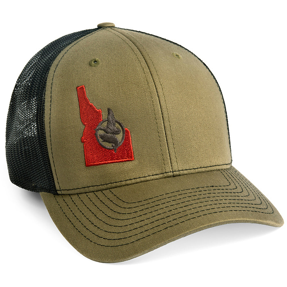 Davis Embroidery-Idaho Trucker Mesh Hat-shop-silver-creek-com.myshopify.com