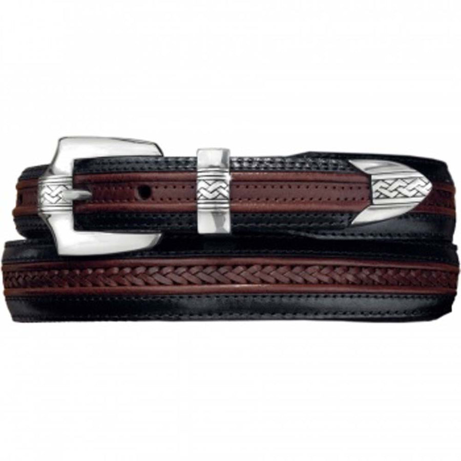 Leegin Creative Leather Pinon Hills Inlay Lace Belt shop-silver-creek-com.myshopify.com