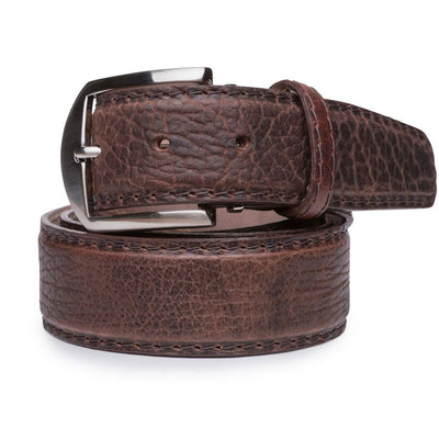 The Luxe Group American Bison Belt - Brown shop-silver-creek-com.myshopify.com