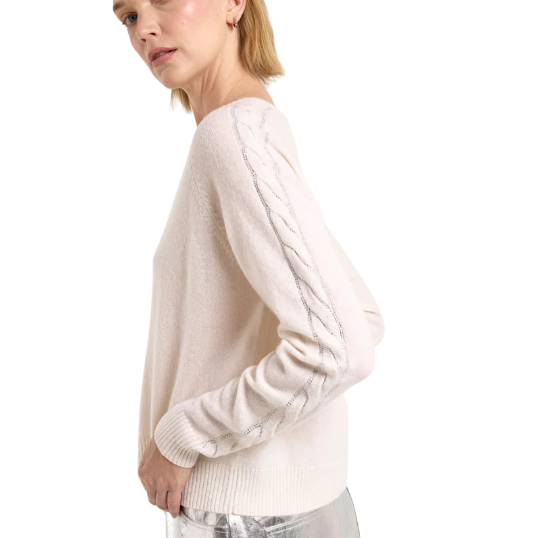 Brodie Crystal Cable Sweat