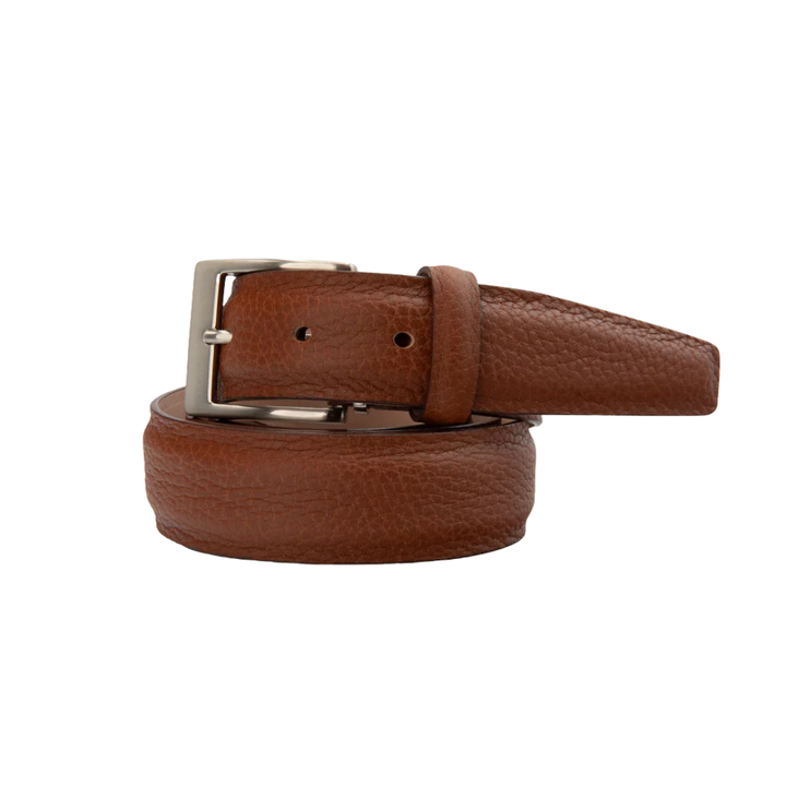 Pebble Grain Belt - Cognac