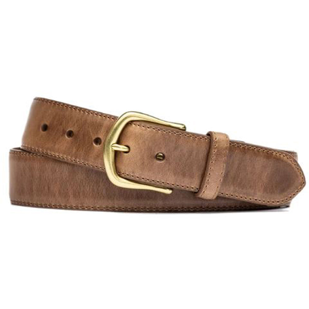 Horween Chromexcel Belt with Natural Brass Buckle