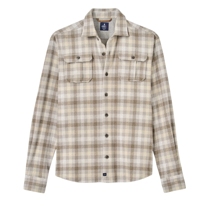 Stretch Knit Flannel Lodge Shirt