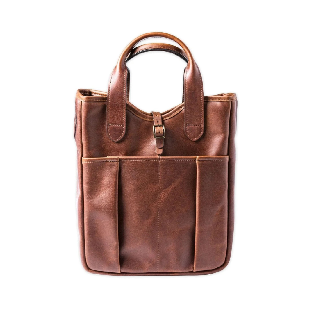 Leather Whiskey Tote Oak
