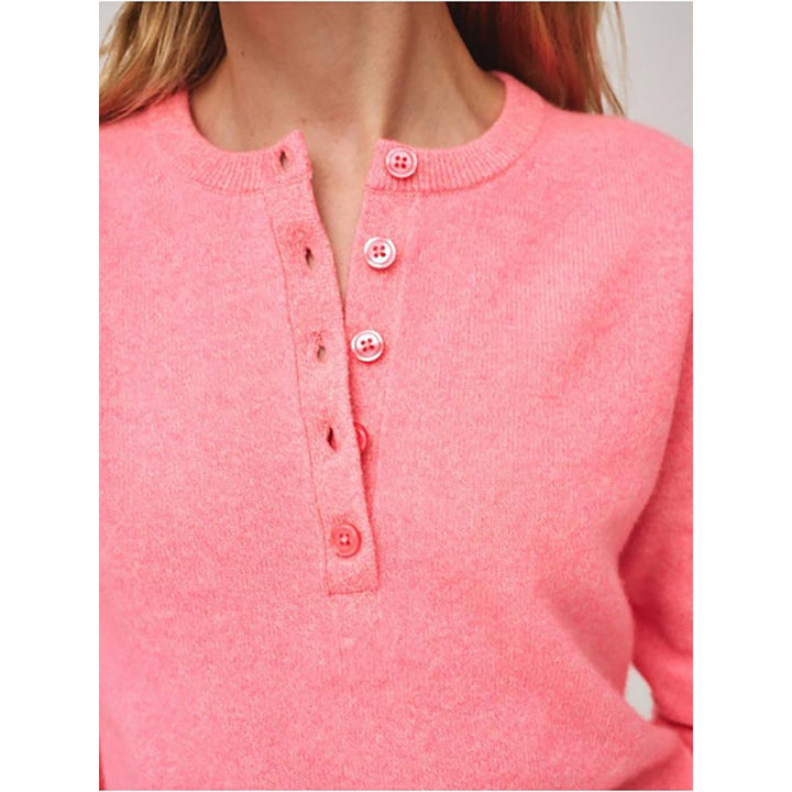 Cashmere Button Henley