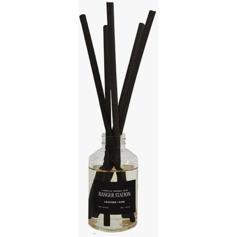 Leather & Pine Reed Diffuser