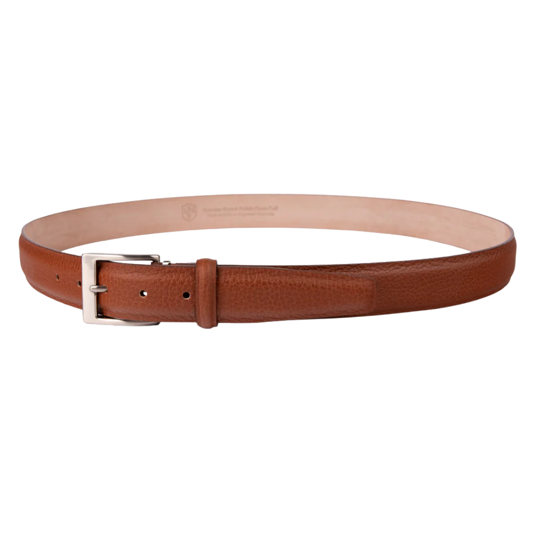Pebble Grain Belt - Cognac