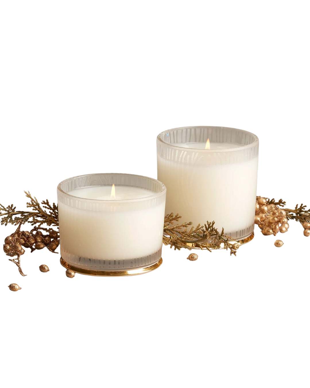 Thymes Frosted Wd Grain Candle