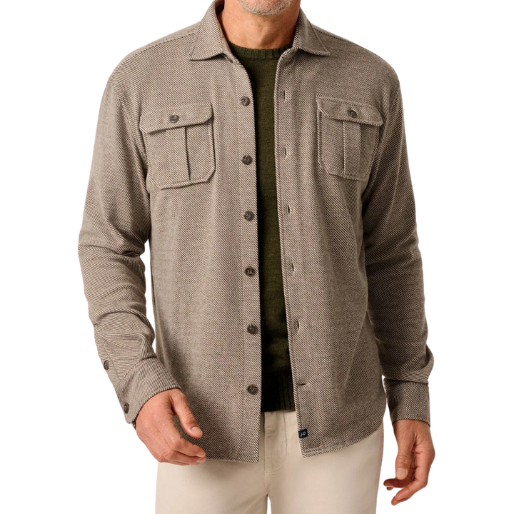 Carl Knit Flannel Shirt