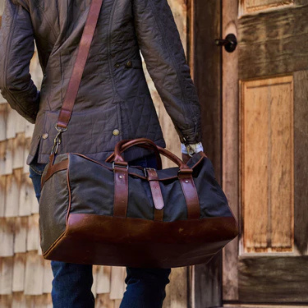 Canvas Duffel Bag Bark
