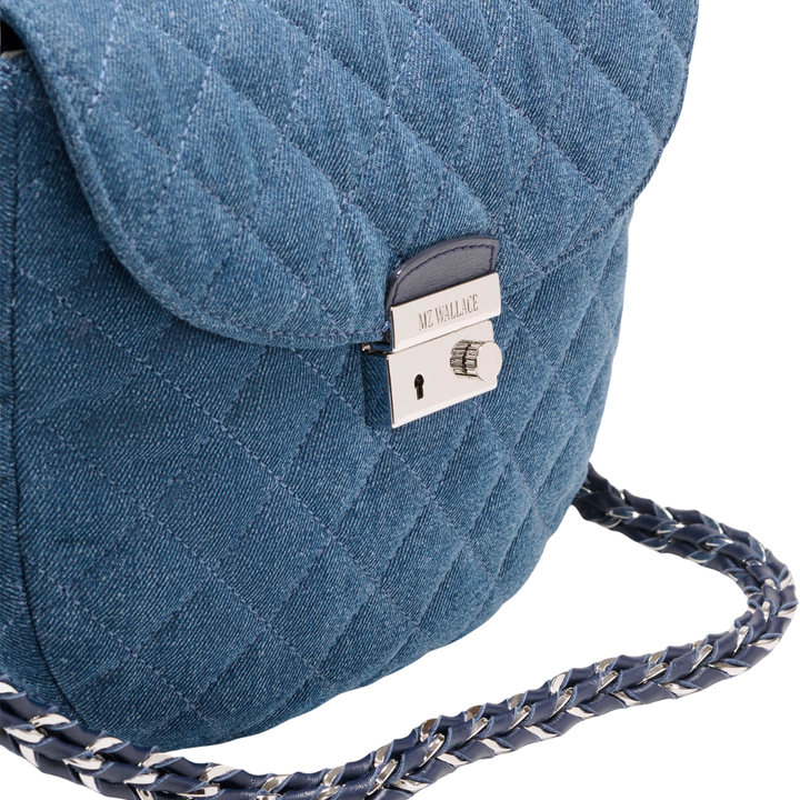 Crosby Lock Saddle True Blue