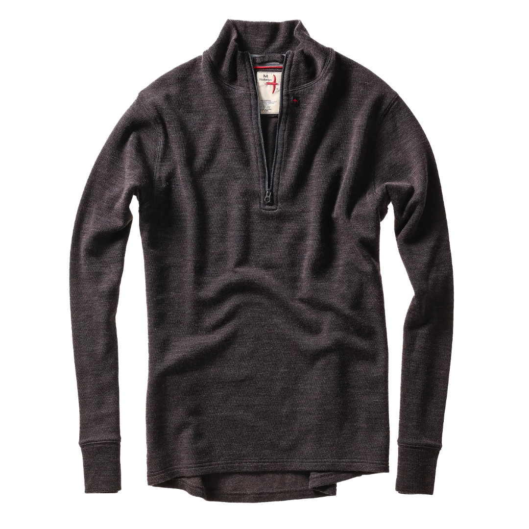 Wool/Ctn Qtr-Zip