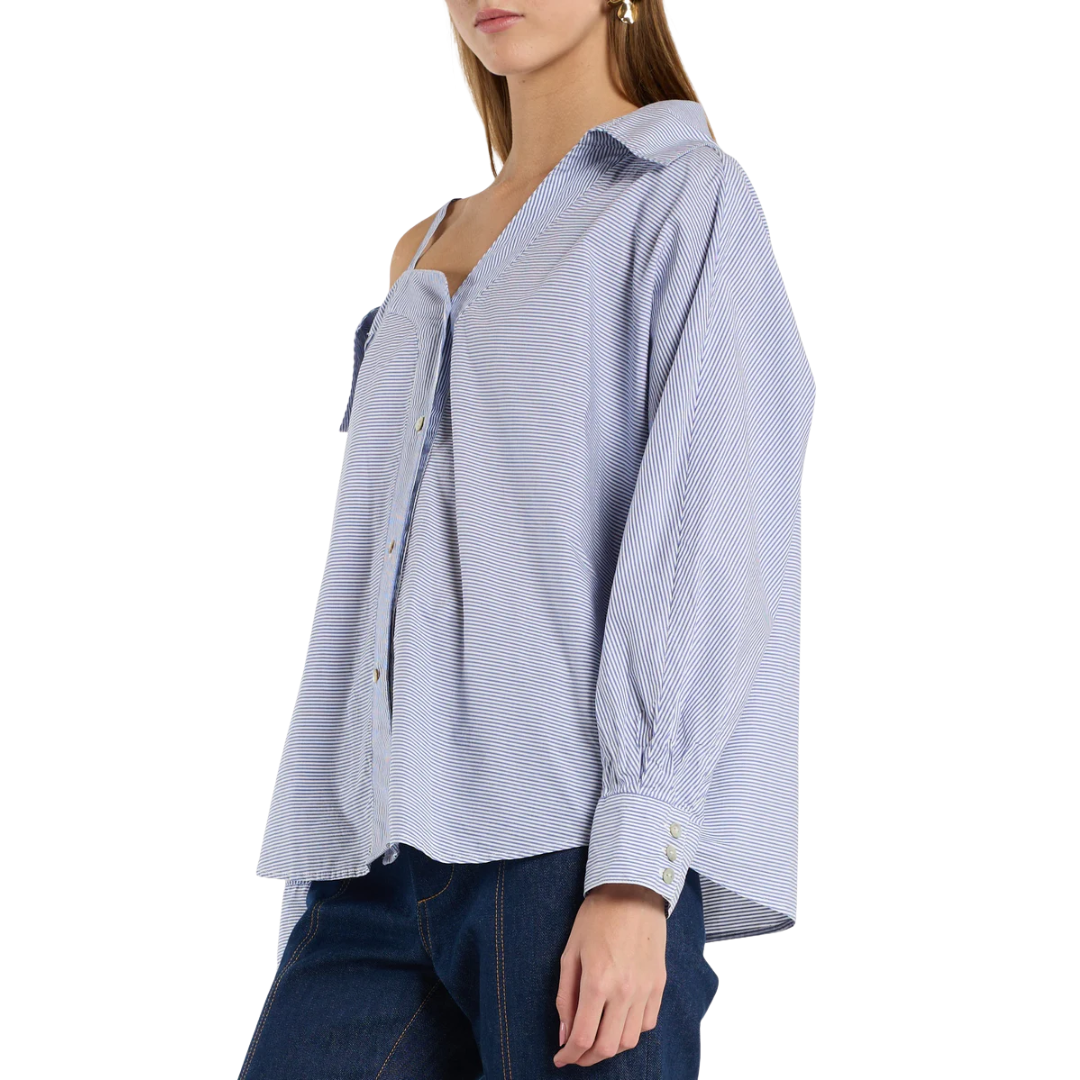 Dasha Blue Stripe Top