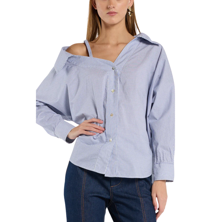 Dasha Blue Stripe Top