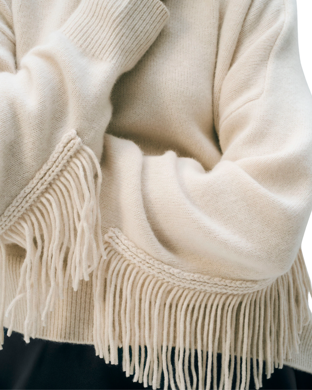 W+ W Cash Blend fringe crew