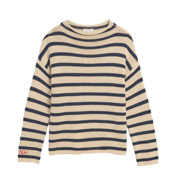 Lamis Stripe Cotton Sweater