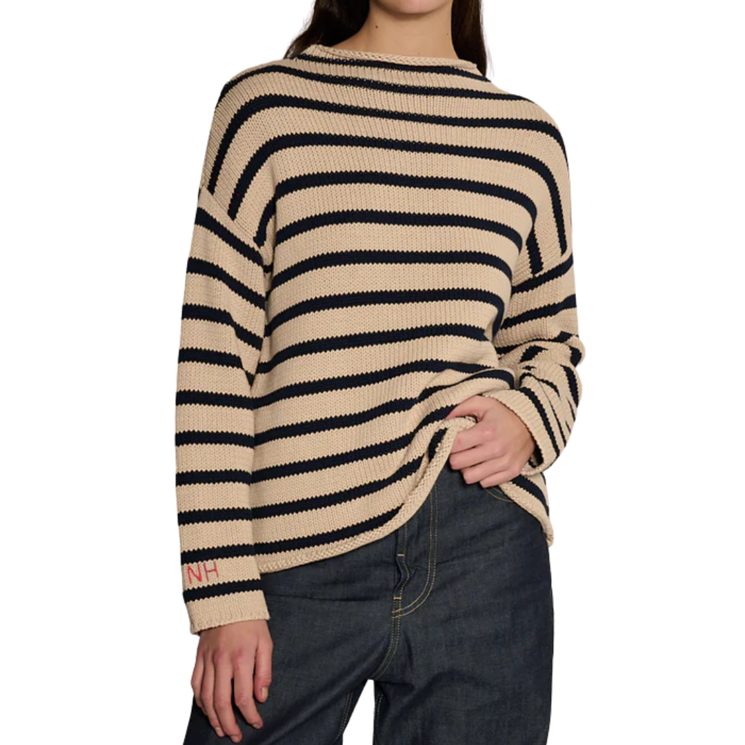 Lamis Stripe Cotton Sweater