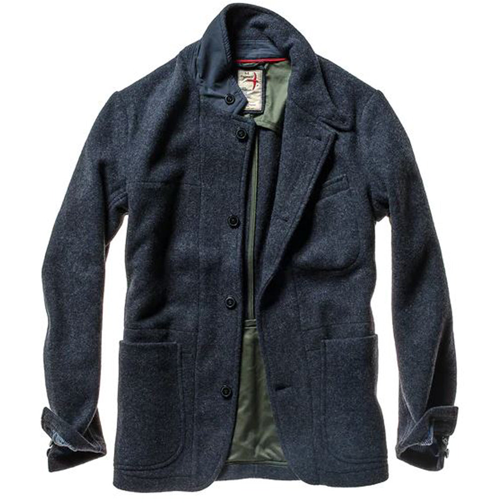 Melton Knit Trap Blazer Silver Creek Outfitters