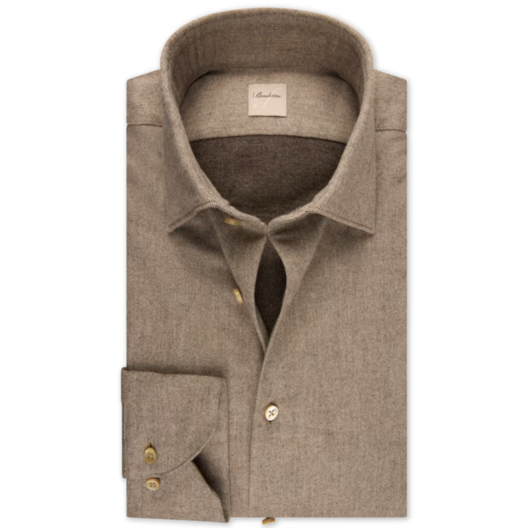 Light Brown Flannel Shirt