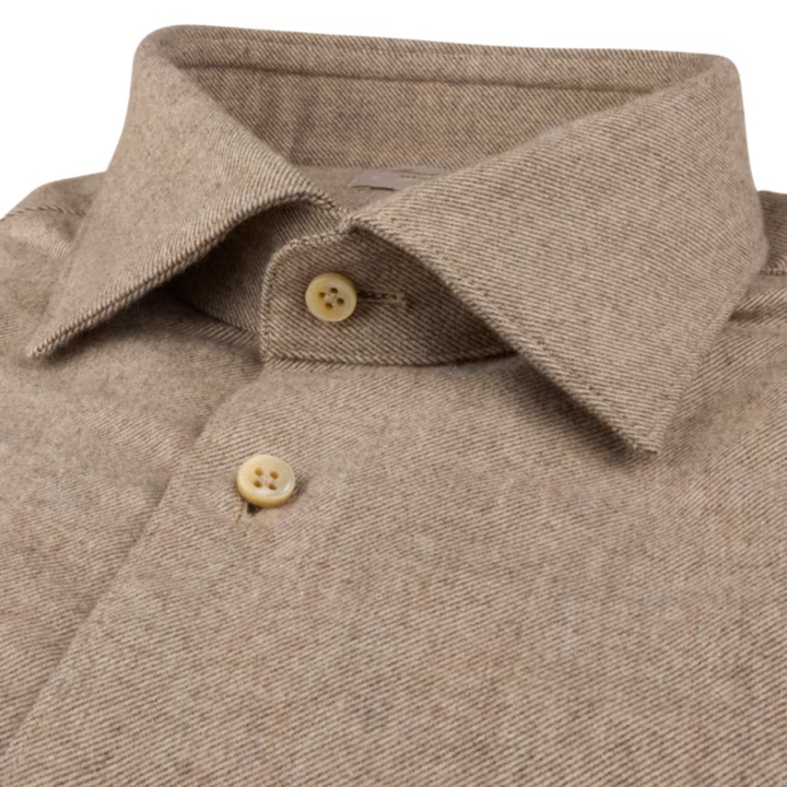Light Brown Flannel Shirt
