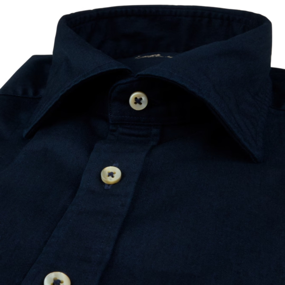 Navy Flannel Shirt