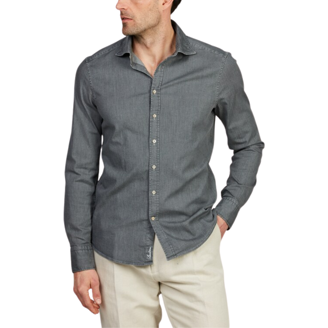 Grey Denim Shirt