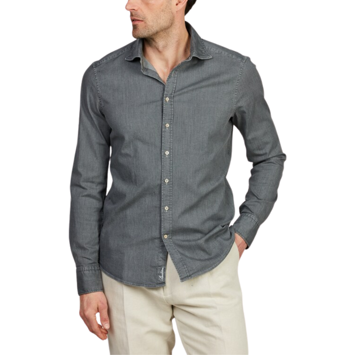 Grey Denim Shirt
