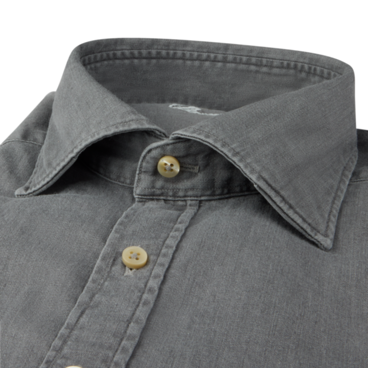Grey Denim Shirt