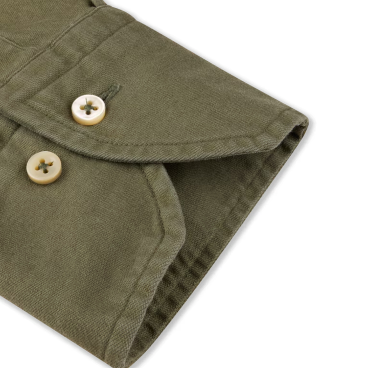 Green Denim Shirt