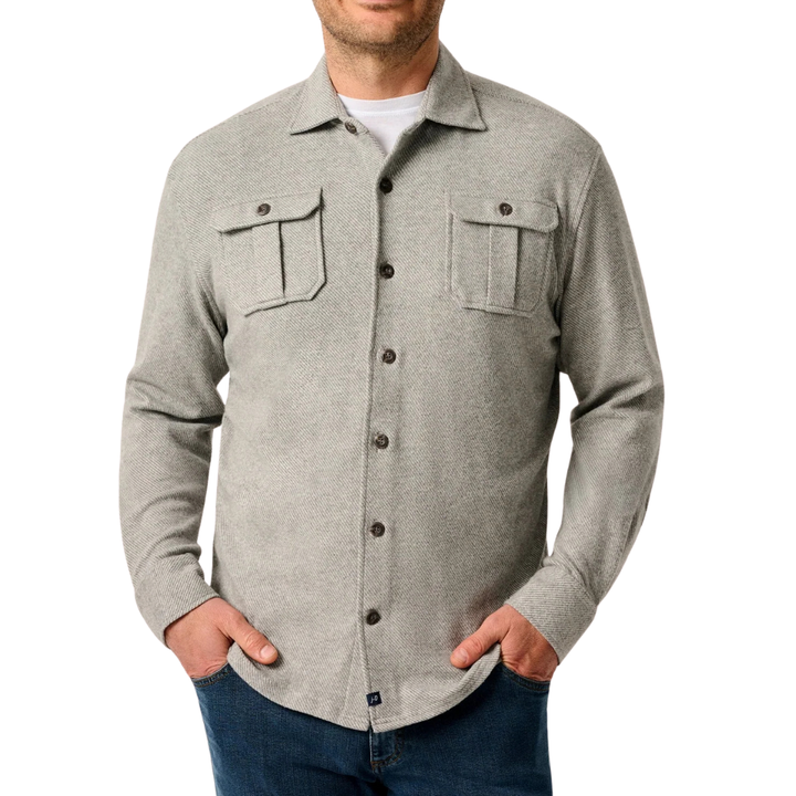 Carl Knit Flannel Shirt