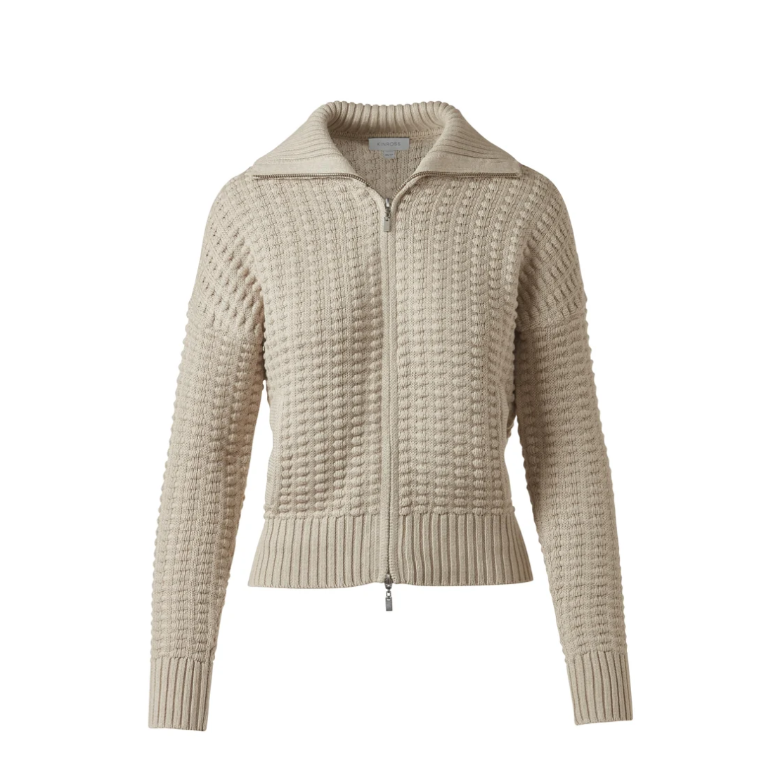 Bobble Zip Cardi