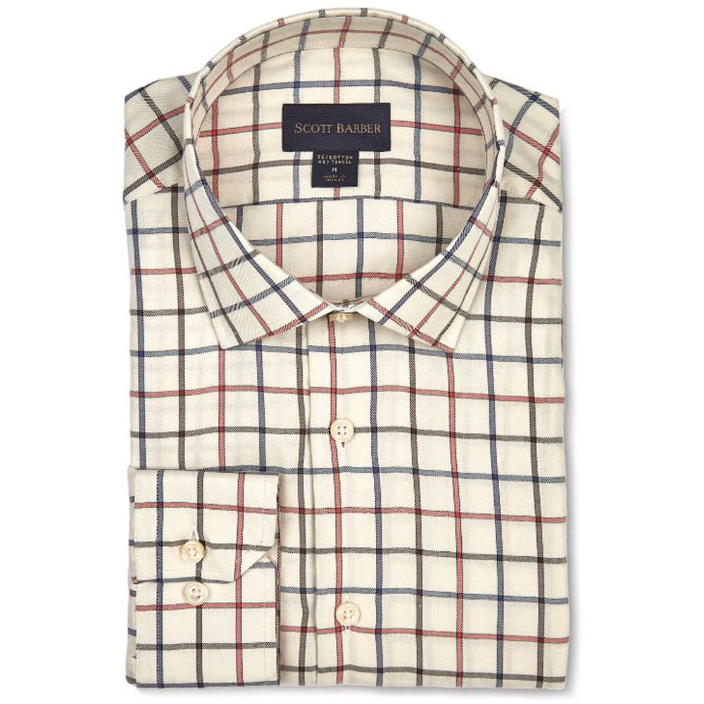 Collegiate Plaid Sport Shirt