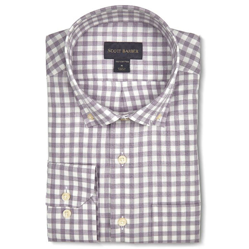 Melange Twill Gingham - Lilac