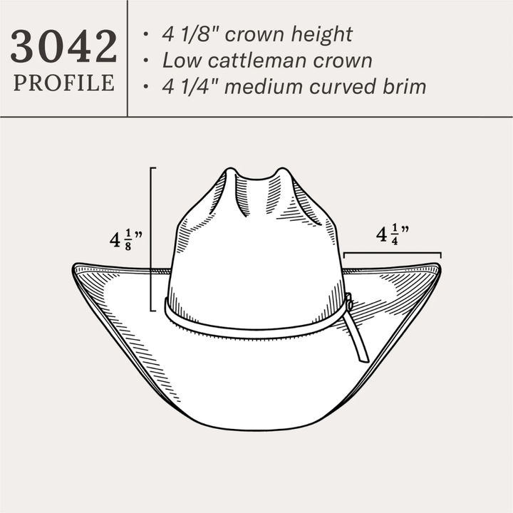 Hagerman 10X Straw Cowboy Hat