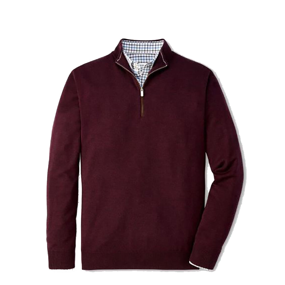 Autumn Crest Suede Trim Quarter Zip