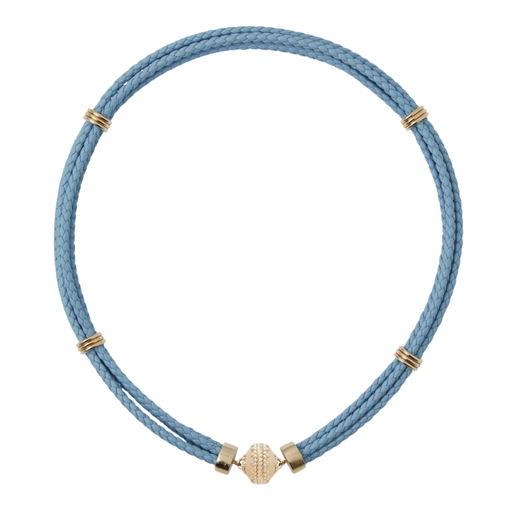 Aspen Braided Wedgewood Necklace