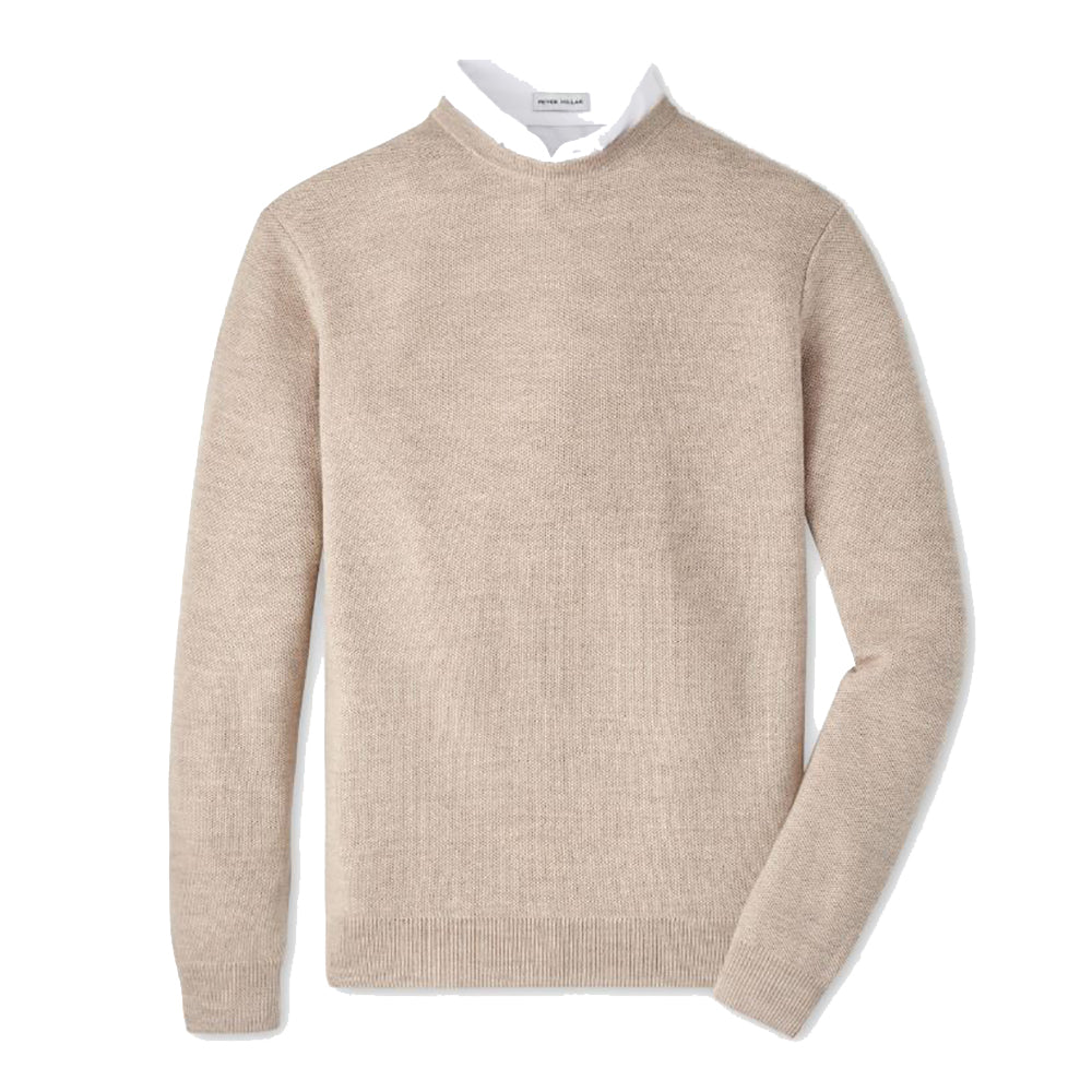 Autumn Crest Honeycomb Crewneck Sweater