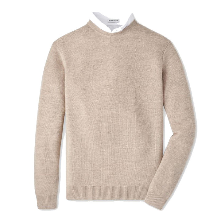Autumn Crest Honeycomb Crewneck Sweater